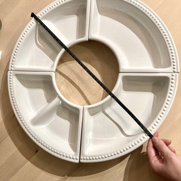 4 pcs ceramic party/serving trays set - Picture 2 of 4